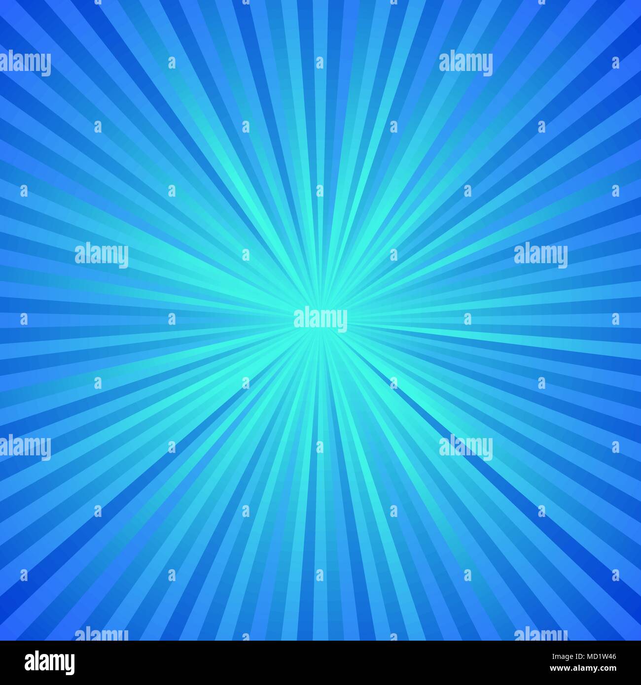 Blue ray burst background - gradient vector design Illustration de Vecteur