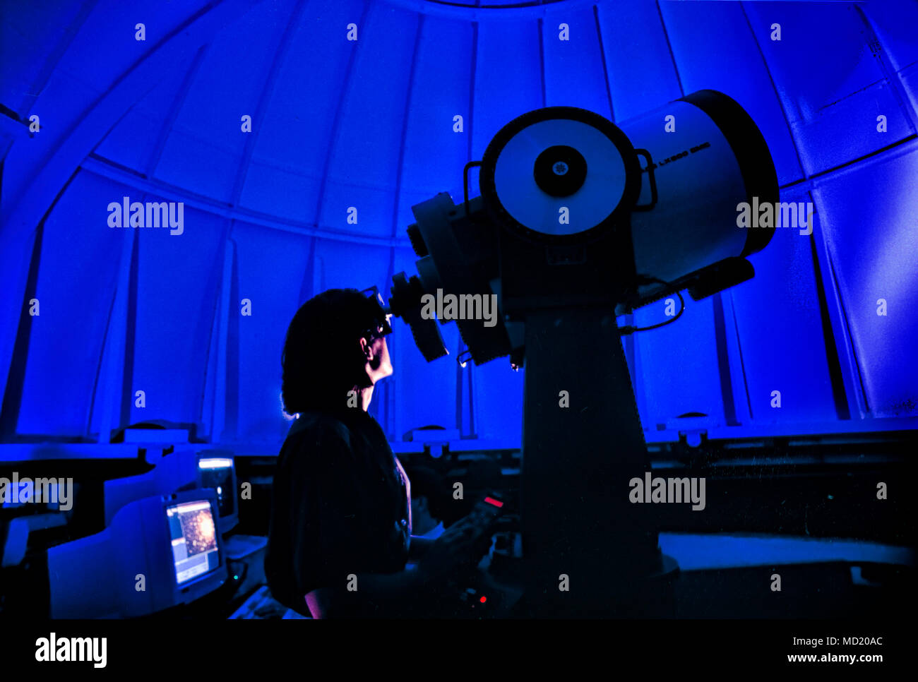 Télescope de l'Observatoire Banque D'Images