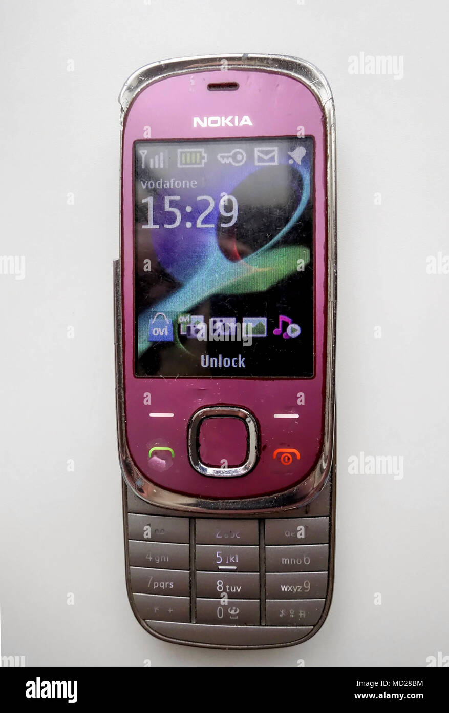 Un vieux téléphone mobile Nokia Banque D'Images
