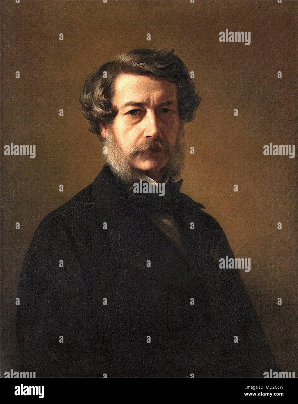 Winterhalter Franz Xavier - Self Portrait Banque D'Images