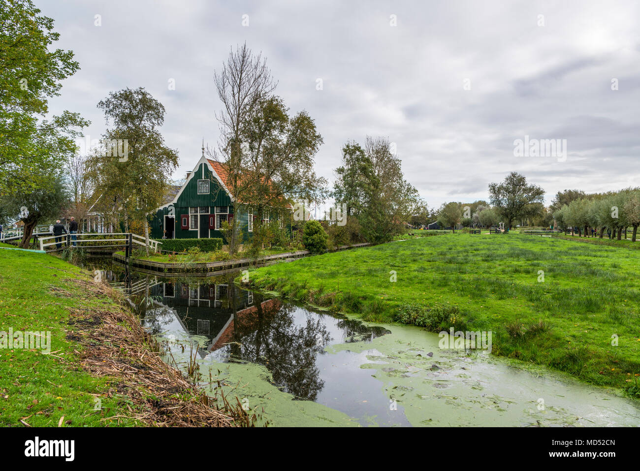 Zaanse Schans, municipalité de Zaanstad, Hollande, Pays-Bas Banque D'Images