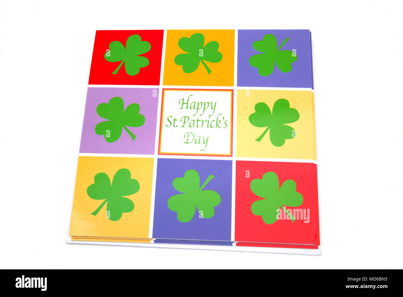 Happy St Patrick's Day Card Banque D'Images