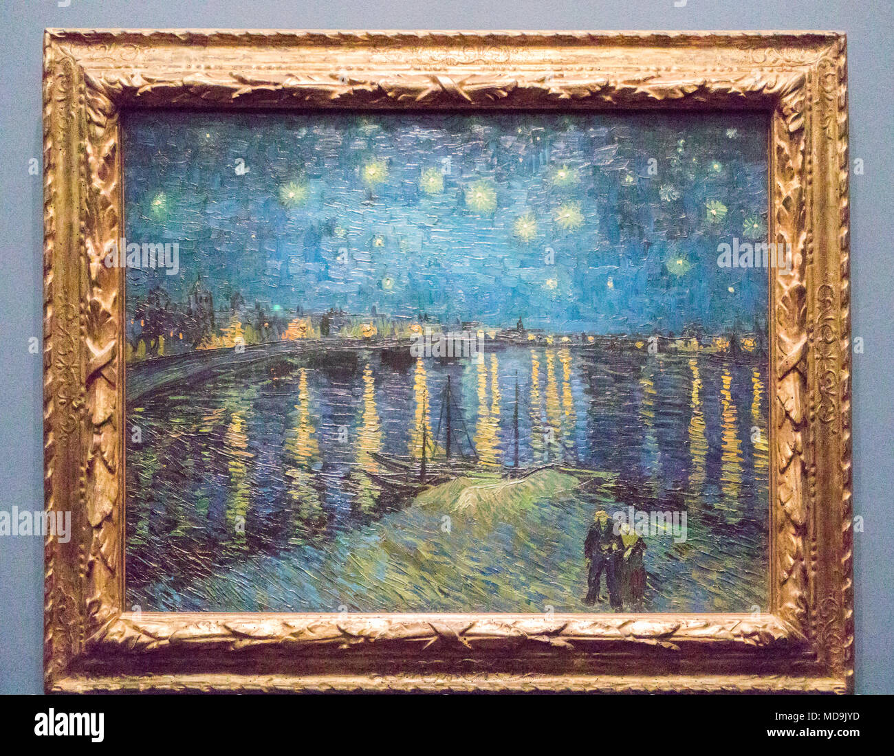 Peinture Van Gogh Au Louvre Paris, France. Feb 2018. Musée du Louvre, Musée du Louvre. Musée d'Orsay.  Tour Eiffel. Arc de Triomphe. Van Gogh. Gioconda. L'art et la culture Photo  Stock - Alamy