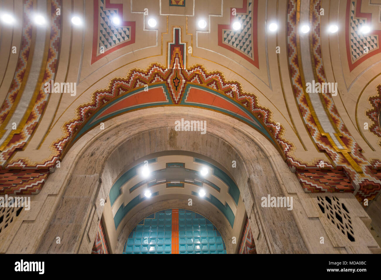 Guardian Building à Detroit au Michigan Banque D'Images