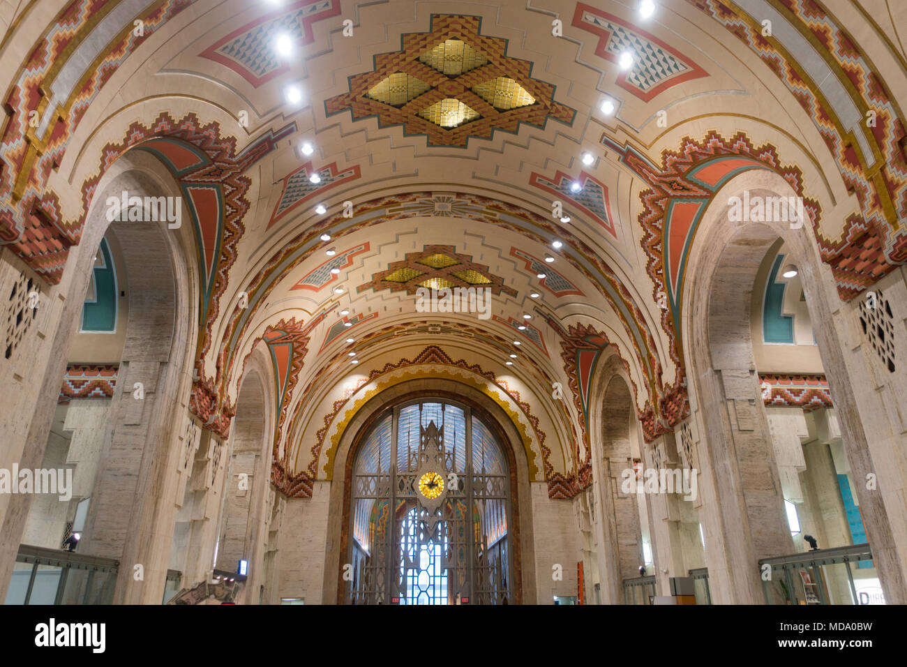 Guardian Building à Detroit au Michigan Banque D'Images