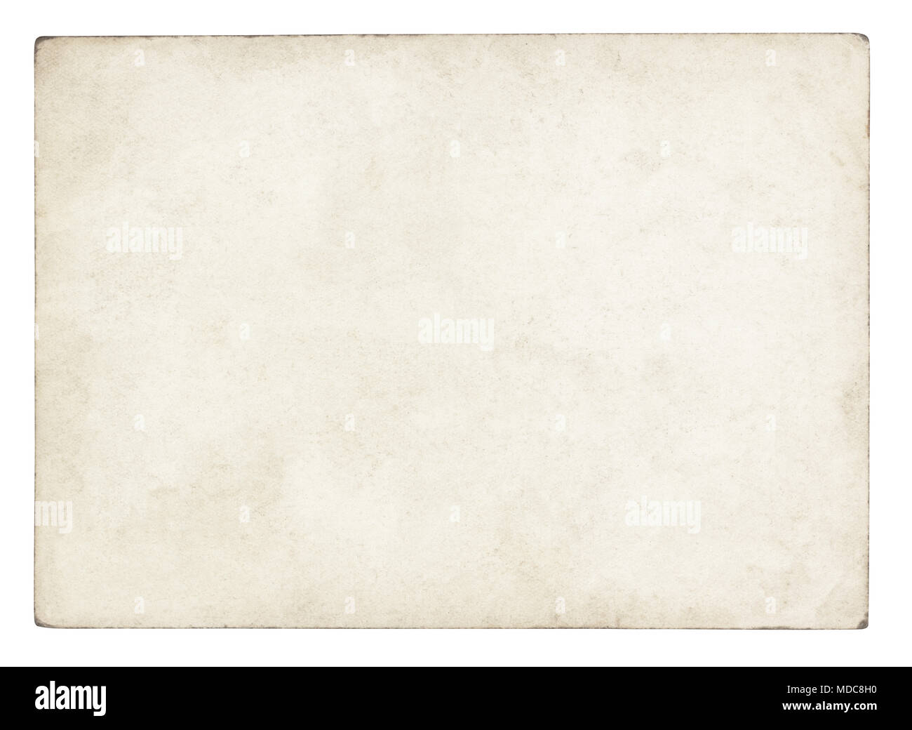 Vintage papier fond isolé - (chemin inclus) Banque D'Images
