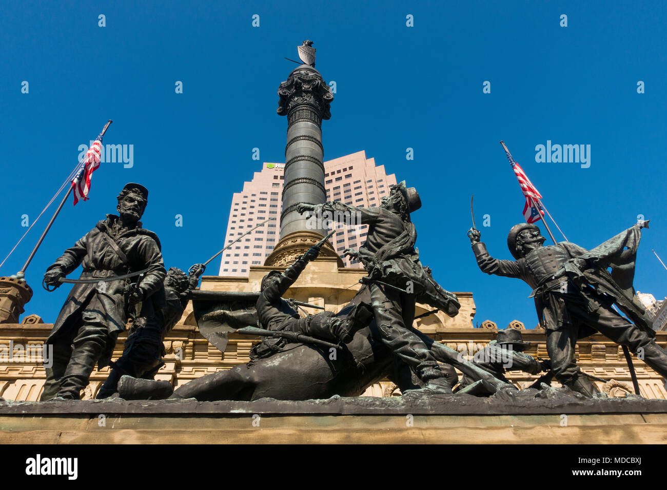 Monument aux soldats et marins Cleveland OH Banque D'Images