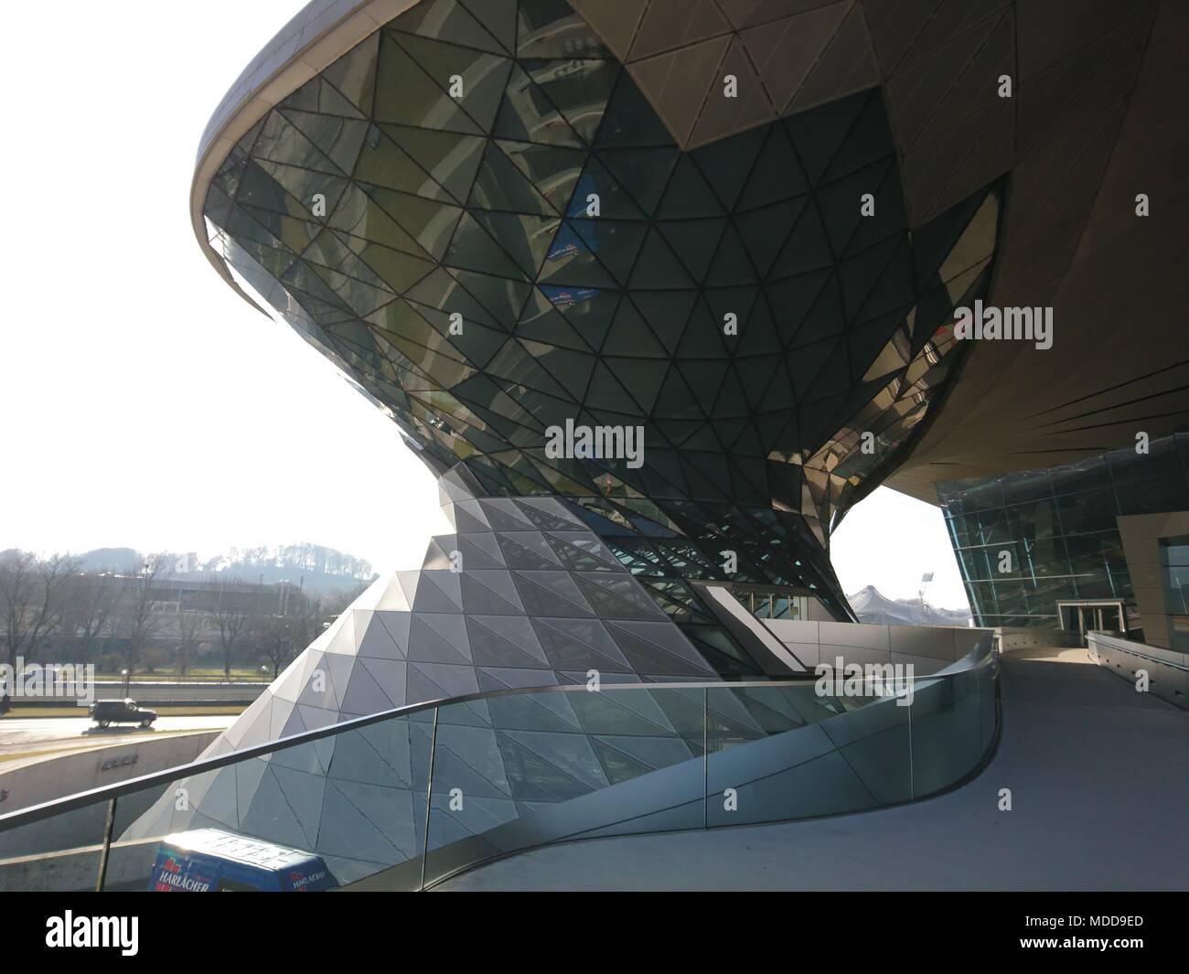 BMW-Welt,Bâtiment en Allemagne Bavière Munic Banque D'Images