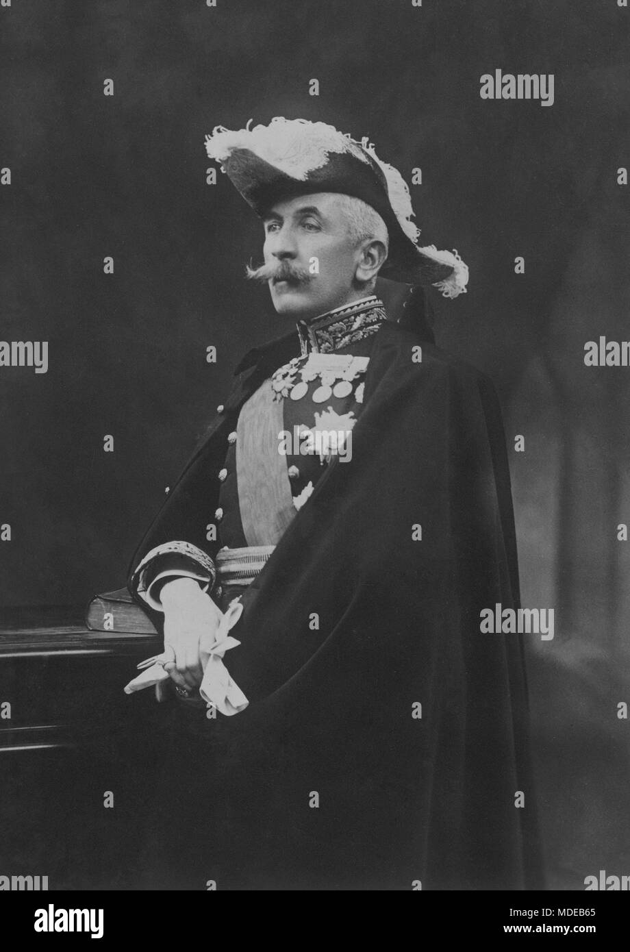 Portrait du maréchal Hubert Lyautey autour de 1915 ( 1854 - 1934 ) - photographie par Eugène Pirou ( 1841 - 1909 ) Banque D'Images