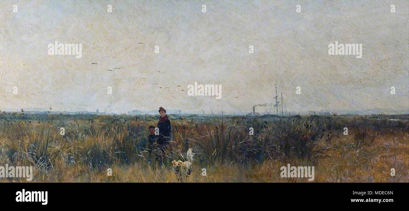 William Lionel Wyllie - Romney Marsh Banque D'Images