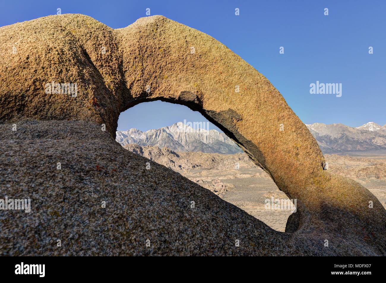 Eye of Alabama Arch, Californie, États-Unis Banque D'Images