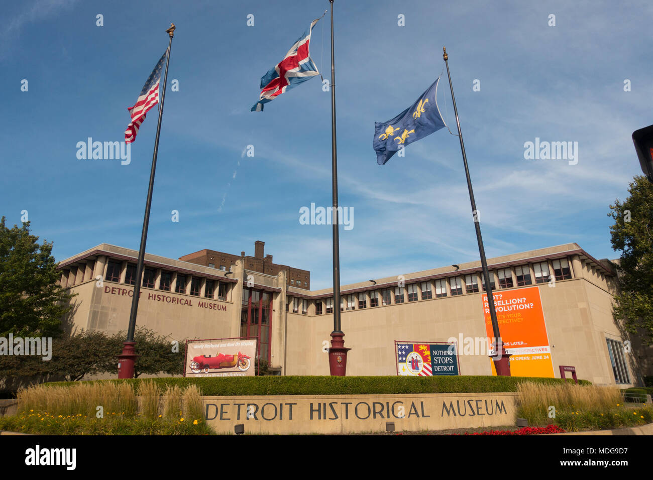 Musée historique de Detroit au Michigan Banque D'Images