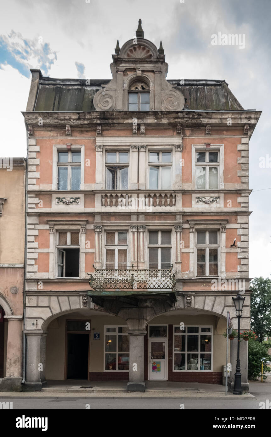 Maison de ville, Orneta (Wormditt)), Pologne Banque D'Images