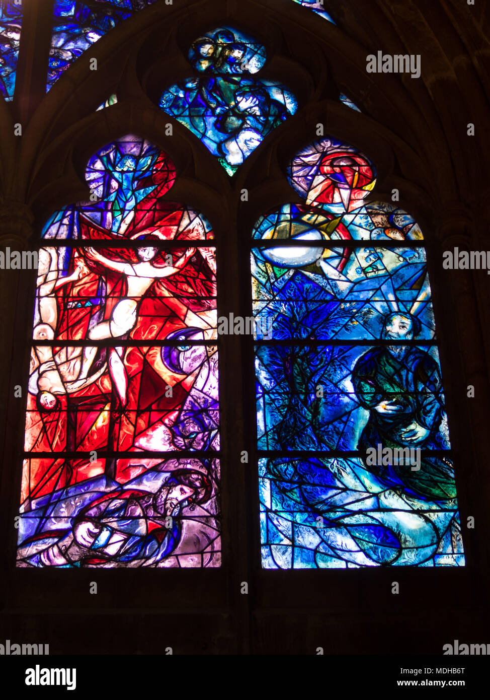Cathédrale SaintEtienne de Metz vitraux par Marc Chagall