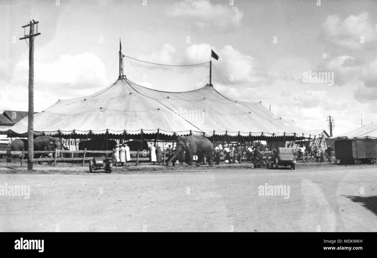 Chapiteau de cirque au Roma ca 1934 Banque D'Images