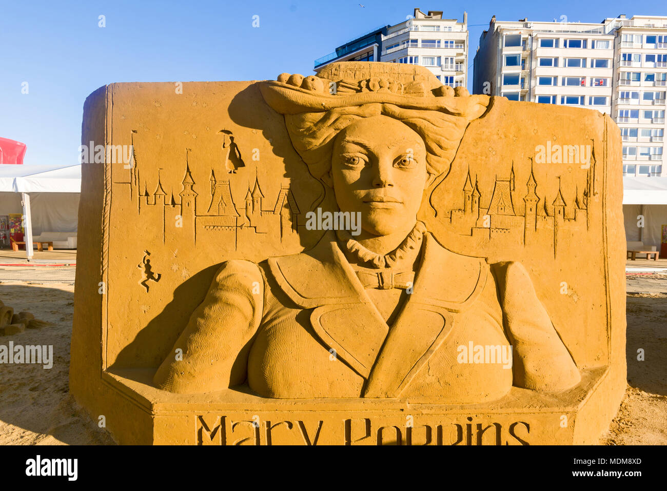 Ostende Belgique 22 Septembre 2017 Châteaux De Mary