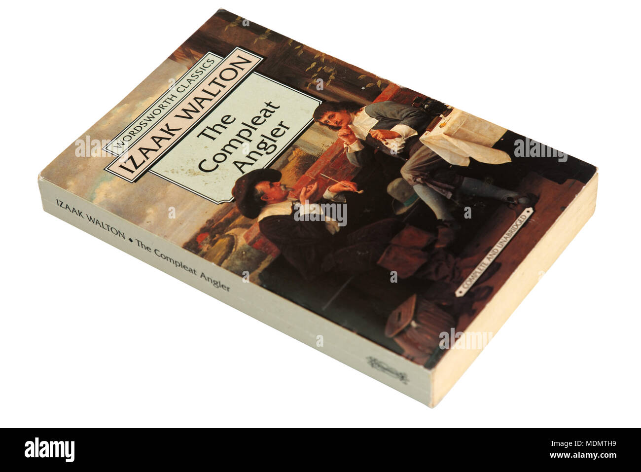 Le Compleat Angler Izaak Walton par Banque D'Images