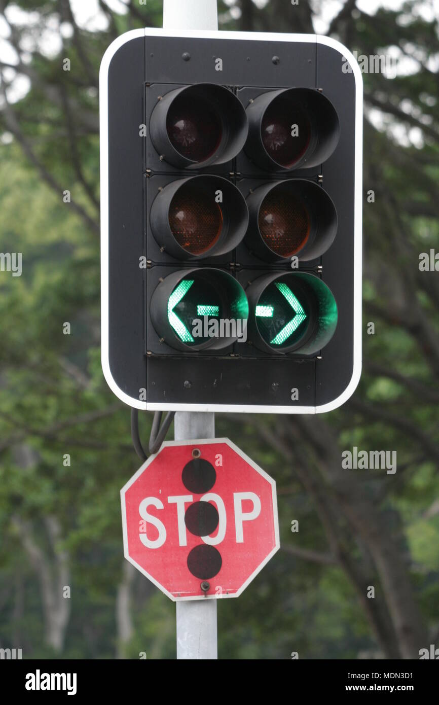 Signal de trafic, Sydney, New South Wales, Australia Banque D'Images