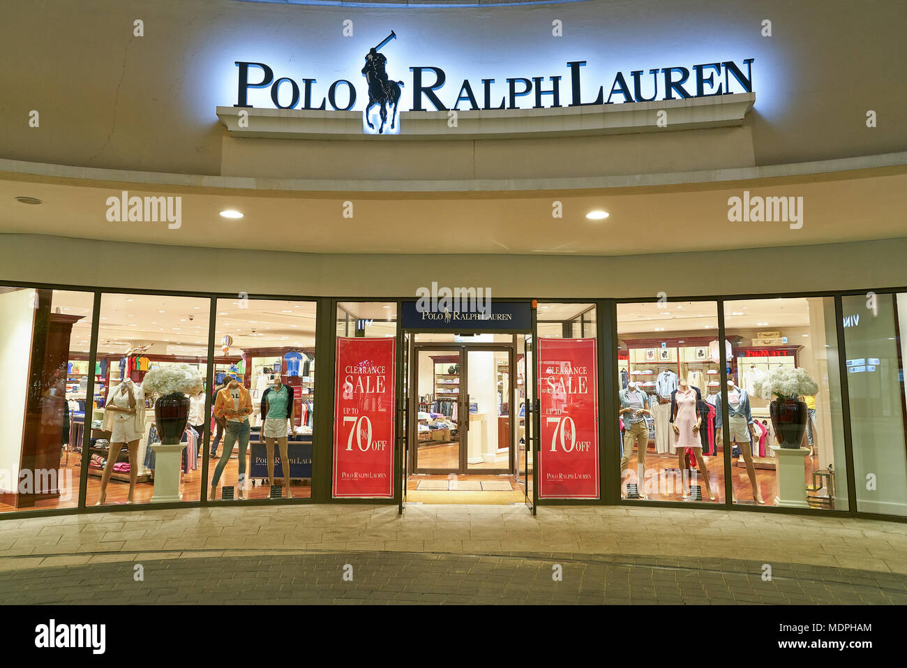 BUSAN, CORÉE DU SUD - 25 MAI 2017 : Polo Ralph Lauren magasin au centre  commercial à Busan Lotte Photo Stock - Alamy