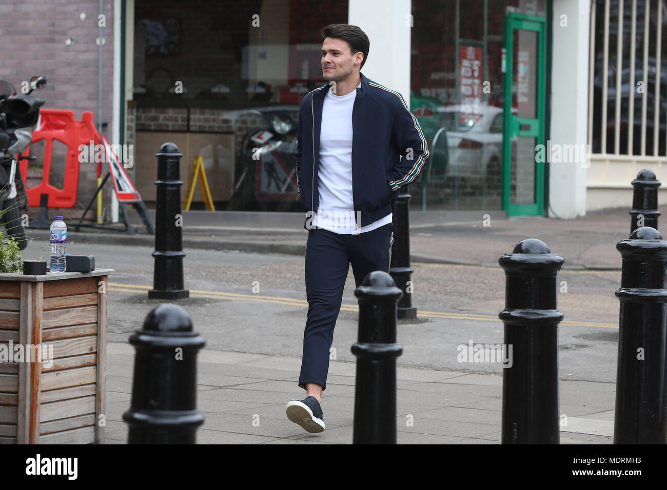 Les acteurs TOWIE film à la norme pub à Loughton, Essex comprend : Myles Barnet Où : Loughton, Royaume-Uni Quand : 20 mars 2018 Source : WENN.com Banque D'Images