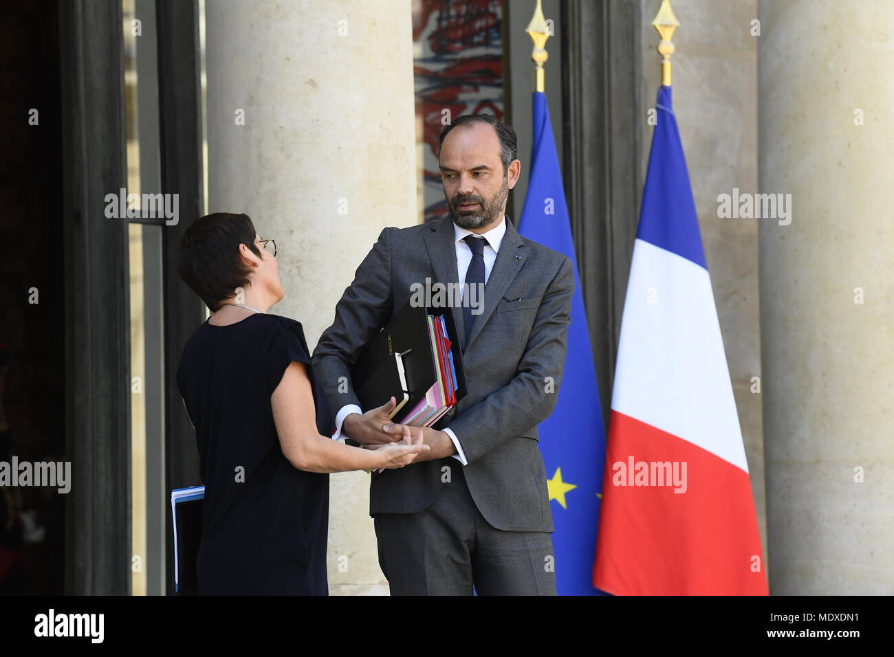 Réunion hebdomadaire du Cabinet - Paris Banque D'Images