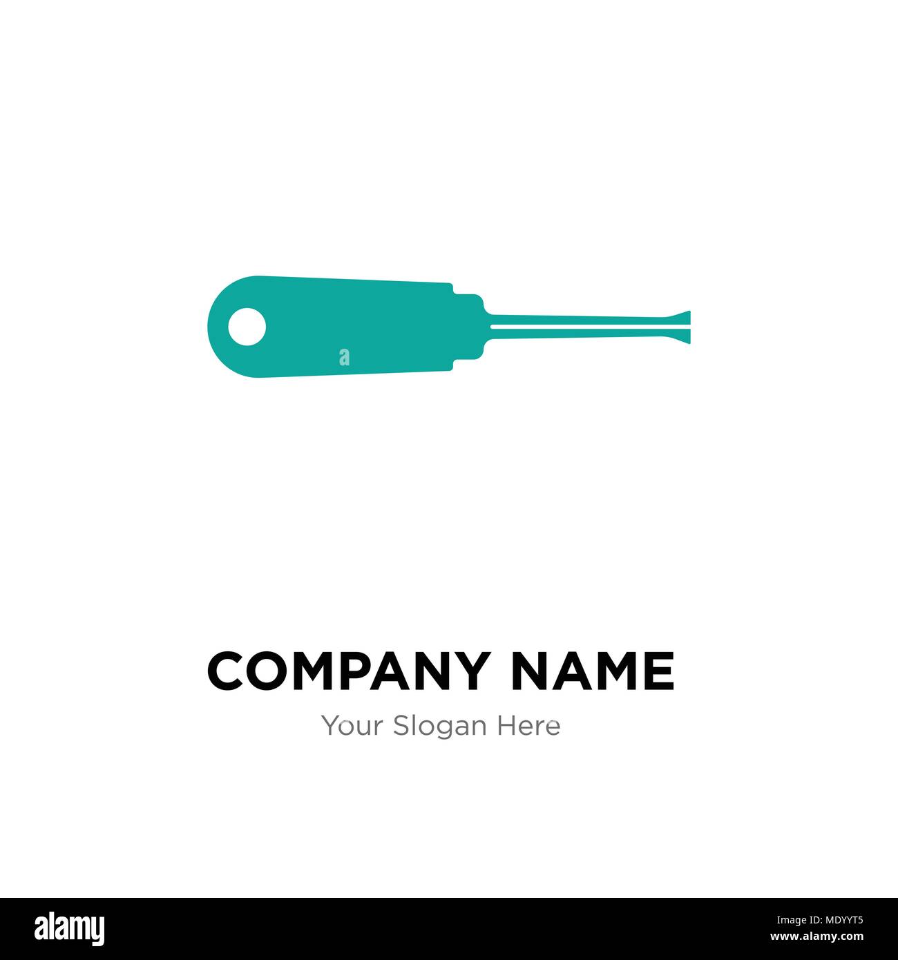 Tourner la vis-Creation de logo d'entreprise d'affaires, modèle icône vecteur Illustration de Vecteur