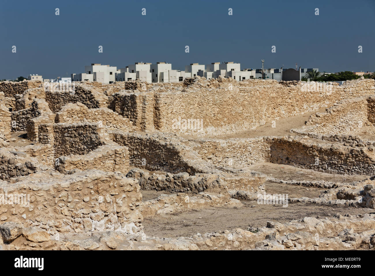 Royaume de Bahreïn. Königreich Bahreïn. Sarre site archéologique. Die Ruinen von Saar. Banque D'Images