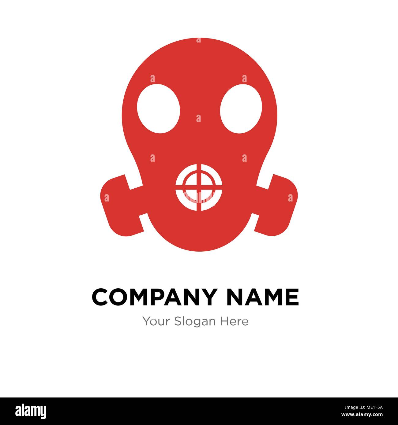 Modèle de conception de logo de société, respirateur, icône vecteur Business Entreprise Illustration de Vecteur