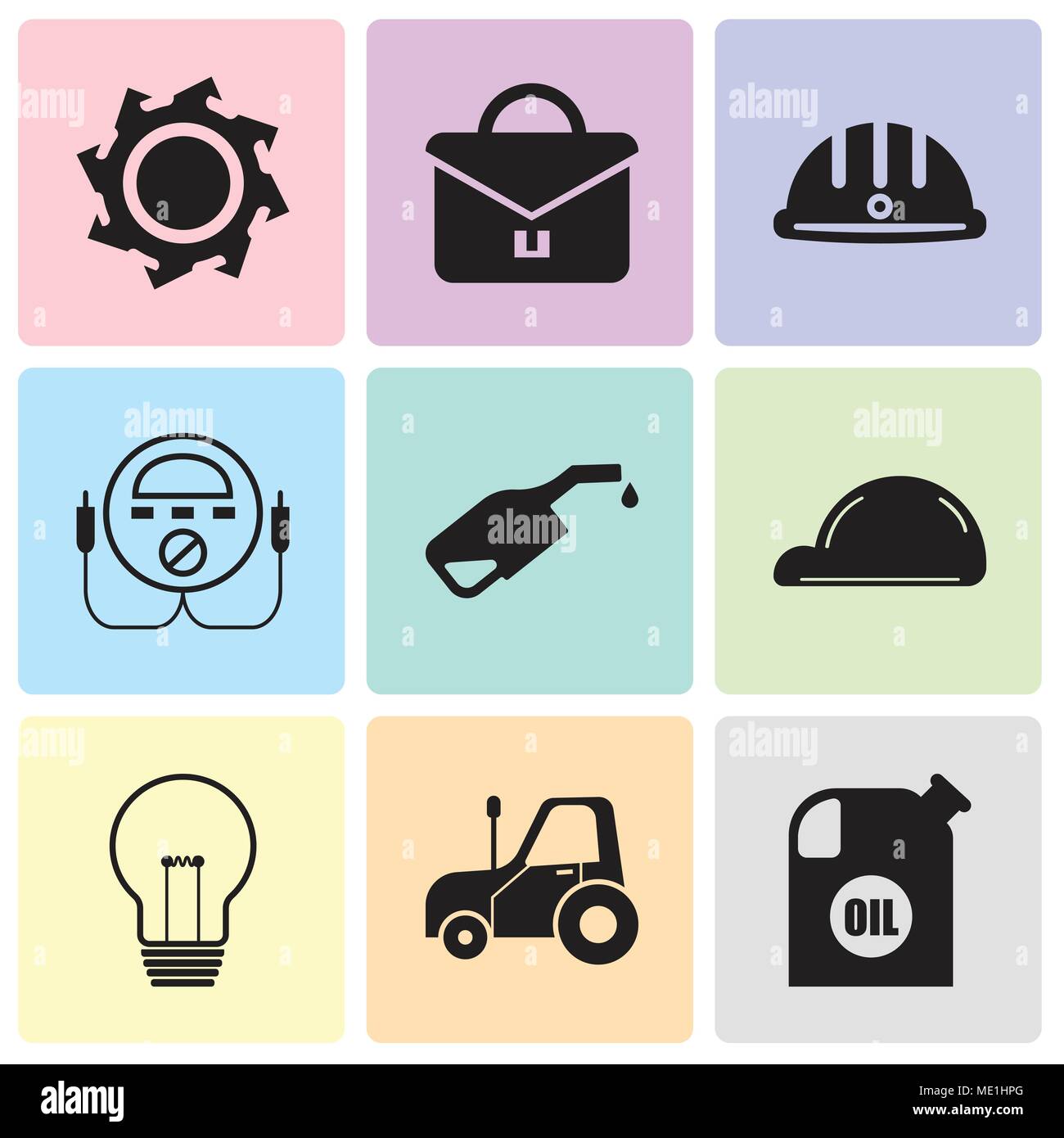 Ensemble de 9 icônes modifiable simple comme récipient d'huile, autotruck, ampoule, casque, pompe, vérifier l'énergie, casque, portefeuille, lame de scie, peut être utilisé pour mob Illustration de Vecteur Ensemble de 9 icônes modifiable simple comme récipient d'huile, autotruck, ampoule, casque, pompe, vérifier l'énergie, casque, portefeuille, lame de scie, peut être utilisé pour mob Illustration de Vecteur