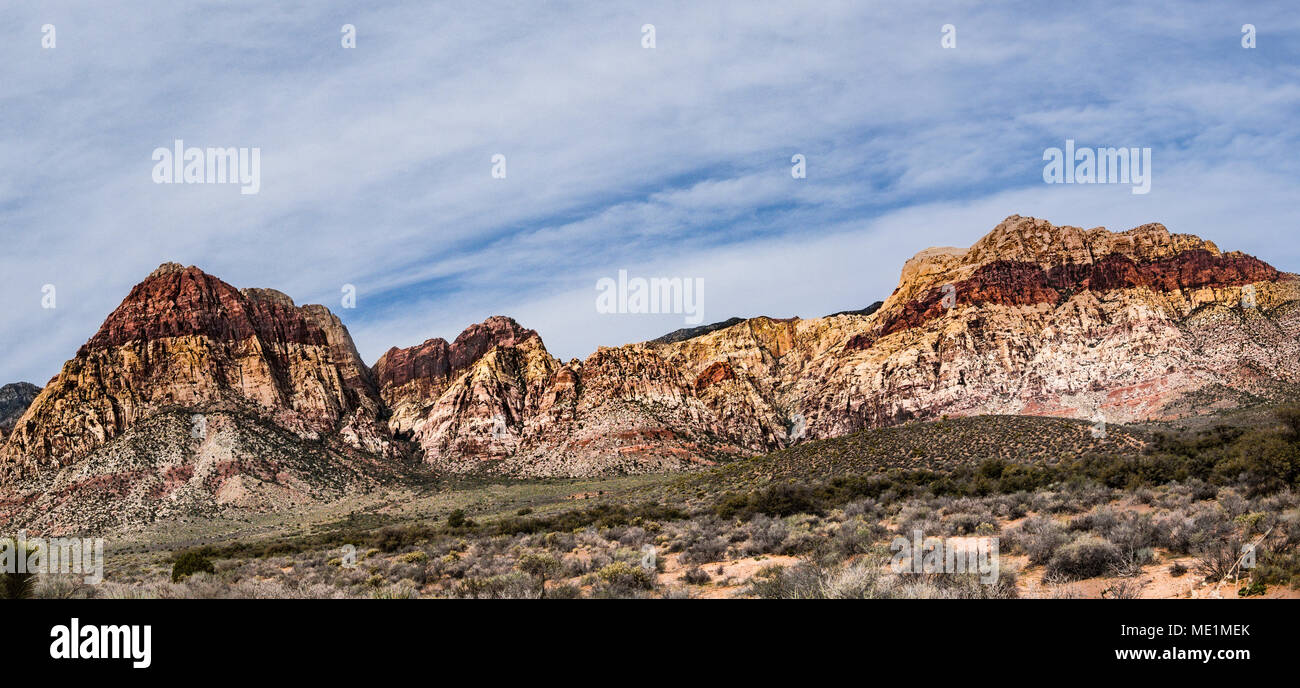 Red Rock Canyon National Conservation Area, nevada Banque D'Images