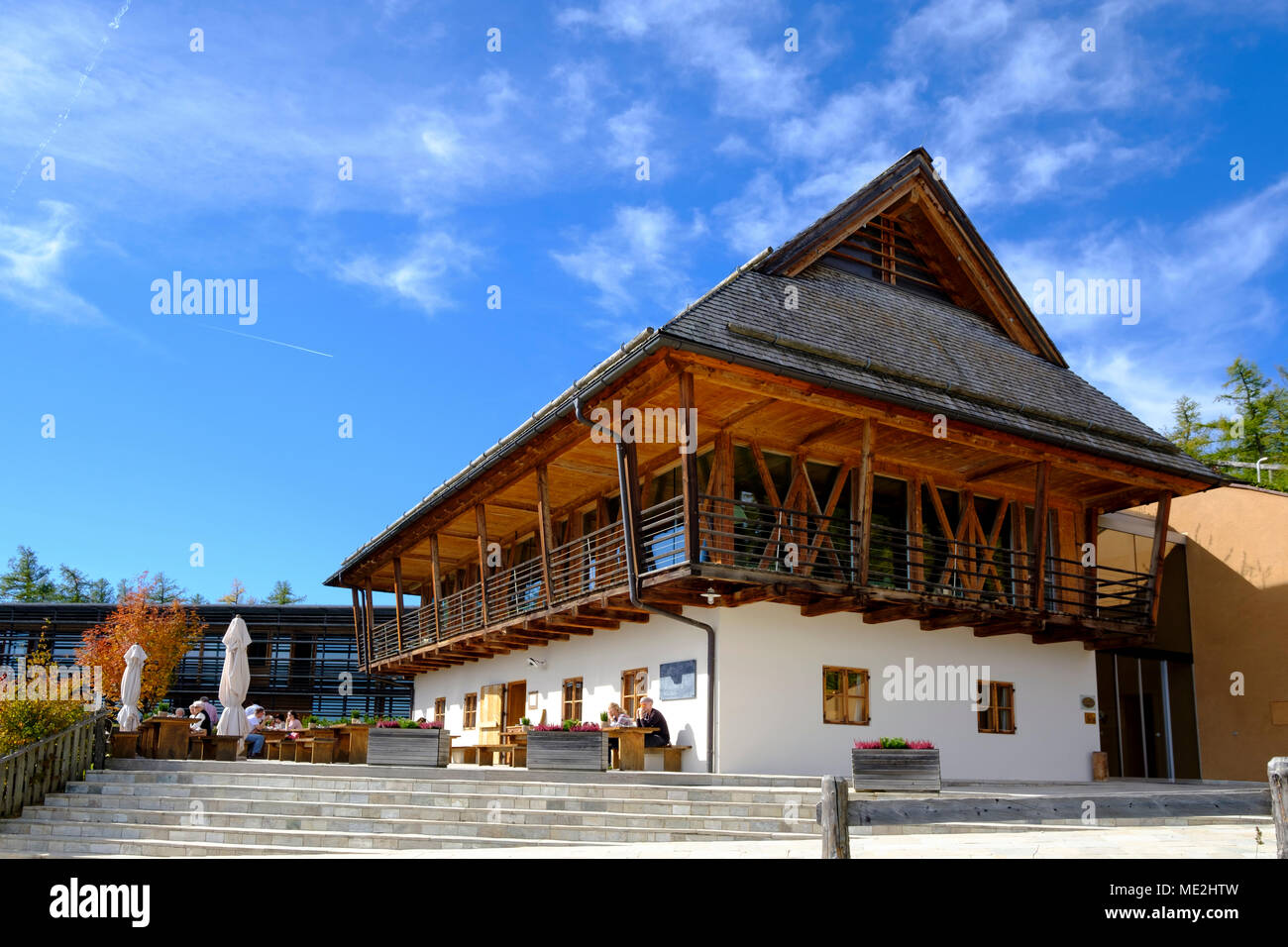 Vigilius Mountain Resort, Vigiljoch, près de Lana, Überetsch-Unterland, Tyrol du Sud, Italie Banque D'Images