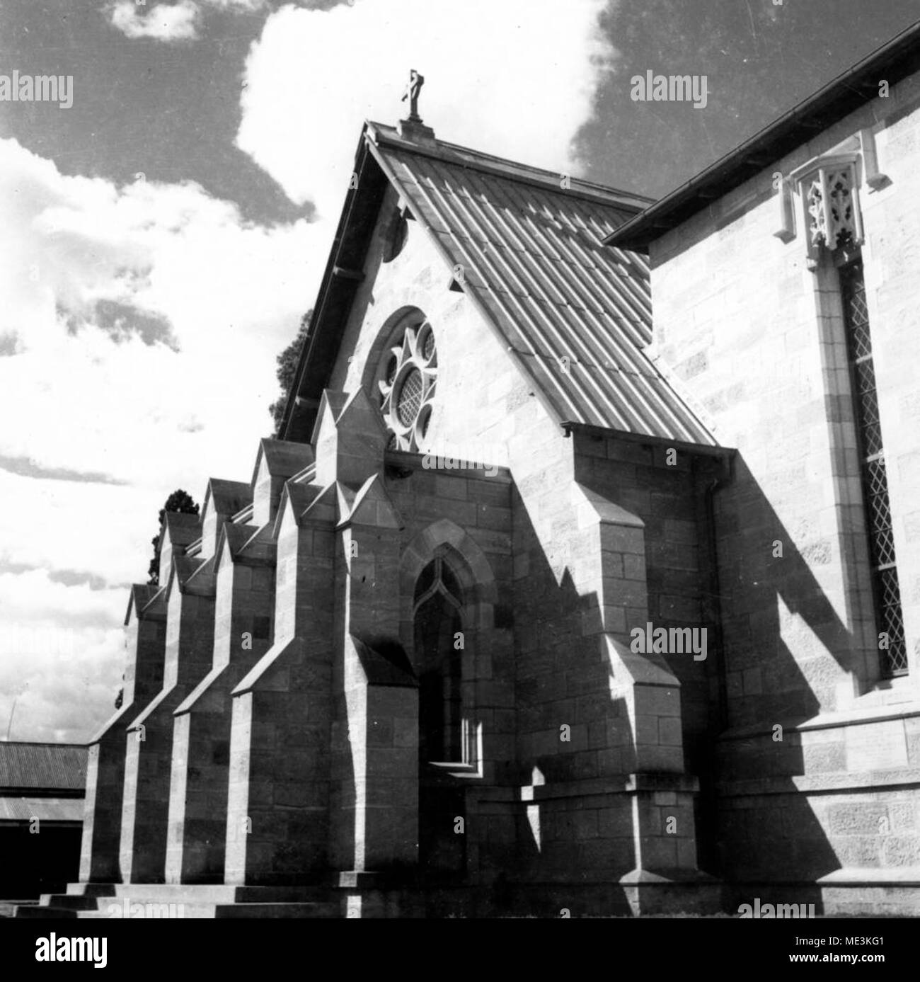 St Mark's Church of England, Warwick, ca 1939. Banque D'Images