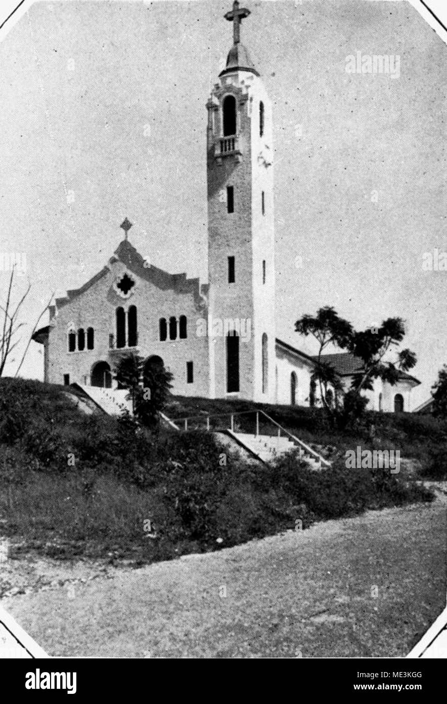 Notre Dame des Victoires l'Église catholique à Bowen Hills photographié. Banque D'Images