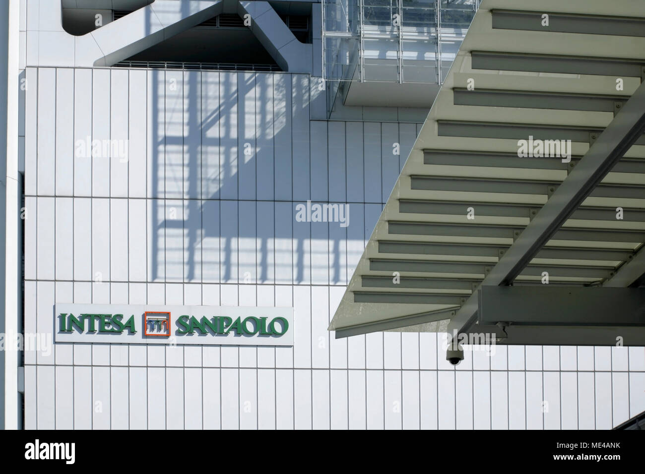 Le Renzo Piano-conçu Grattacielo bâtiment Intesa Sanpaolo, Turin, Italie. Banque D'Images