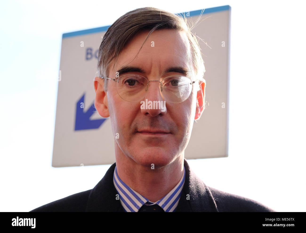 Jacob Rees Mogg et Nigel Farage étape une protestation à la pêche d'autorisation comprend : Jacob Rees Mogg Où : London, Royaume-Uni Quand : 21 Mar 2018 Crédit : R.M.T. /WENN.com Banque D'Images