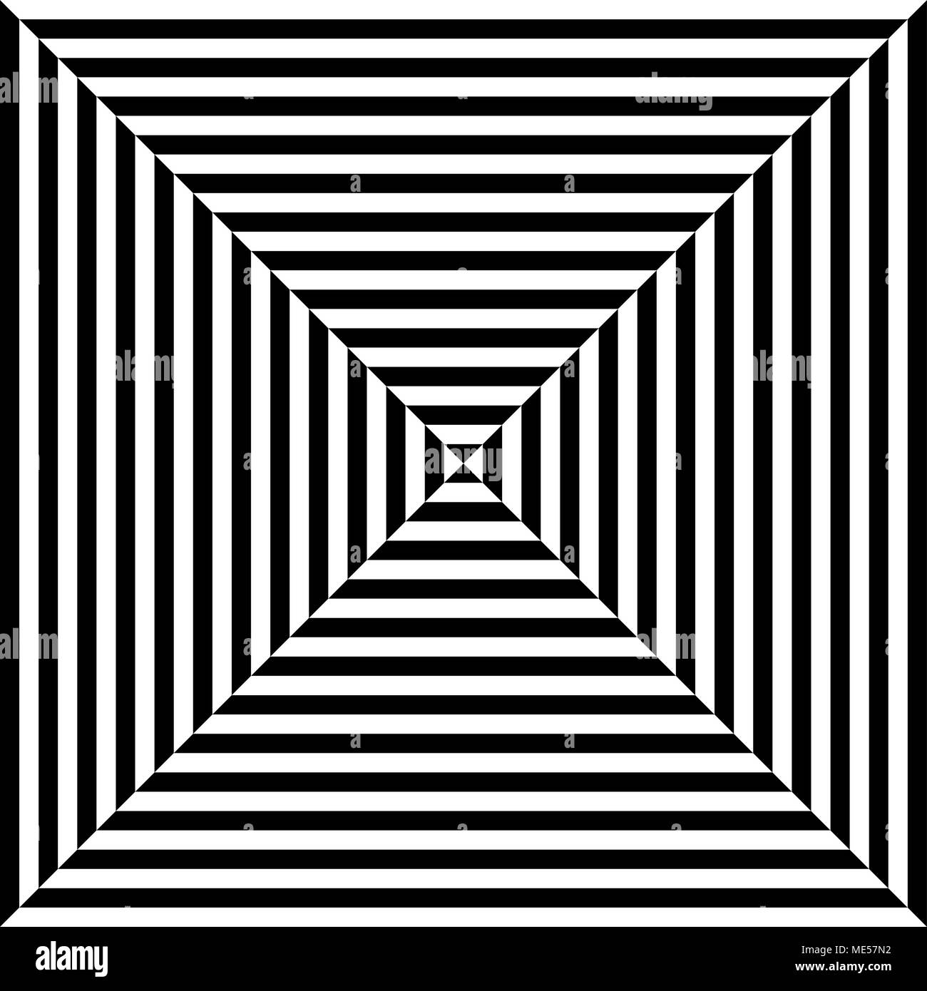 Vecteur spirale carré Illustration de Vecteur