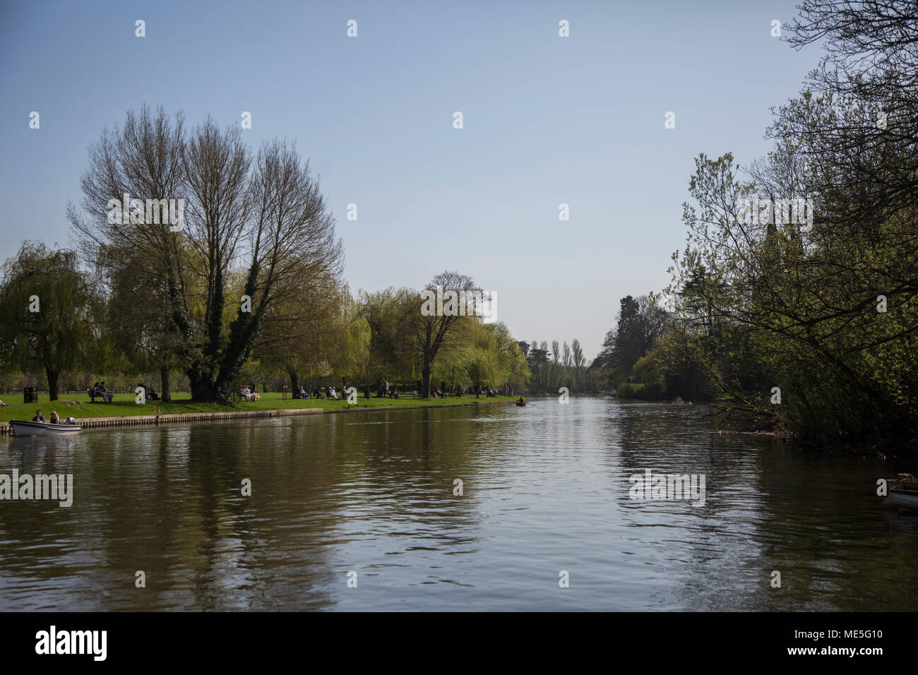 River Avon de Straford-upon-Avon Banque D'Images