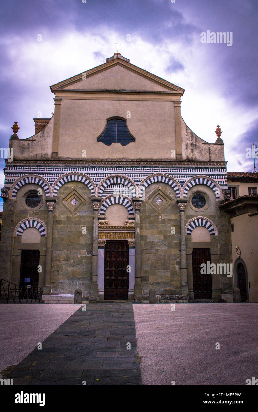 Église Saint-barthélemy à Pistoia, Italie.2017. Banque D'Images