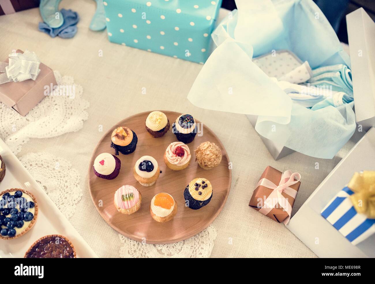 Partie de douche de bébé Banque D'Images