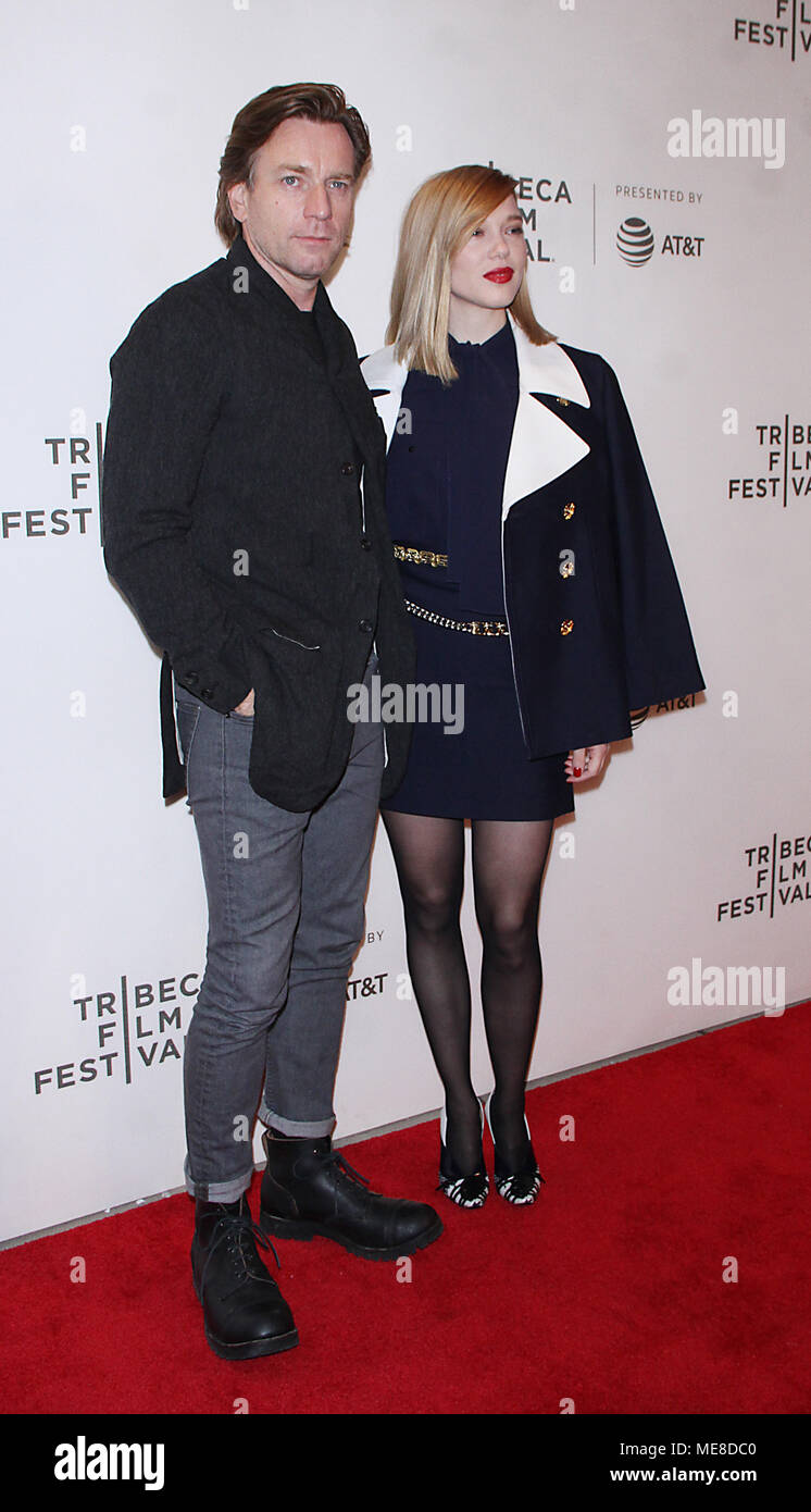 New York, NY, USA. Apr 21, 2018. Tribeca Film Festival présente première de Zoe au BMCC Tribeca PAC à New York. 21 avril 2018 Credit : Rw/media/Alamy Punch Live News Banque D'Images
