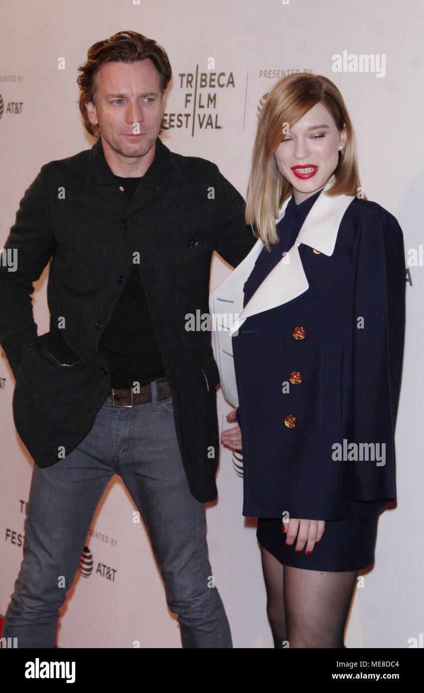 New York, NY, USA. Apr 21, 2018. Tribeca Film Festival présente première de Zoe au BMCC Tribeca PAC à New York. 21 avril 2018 Credit : Rw/media/Alamy Punch Live News Banque D'Images