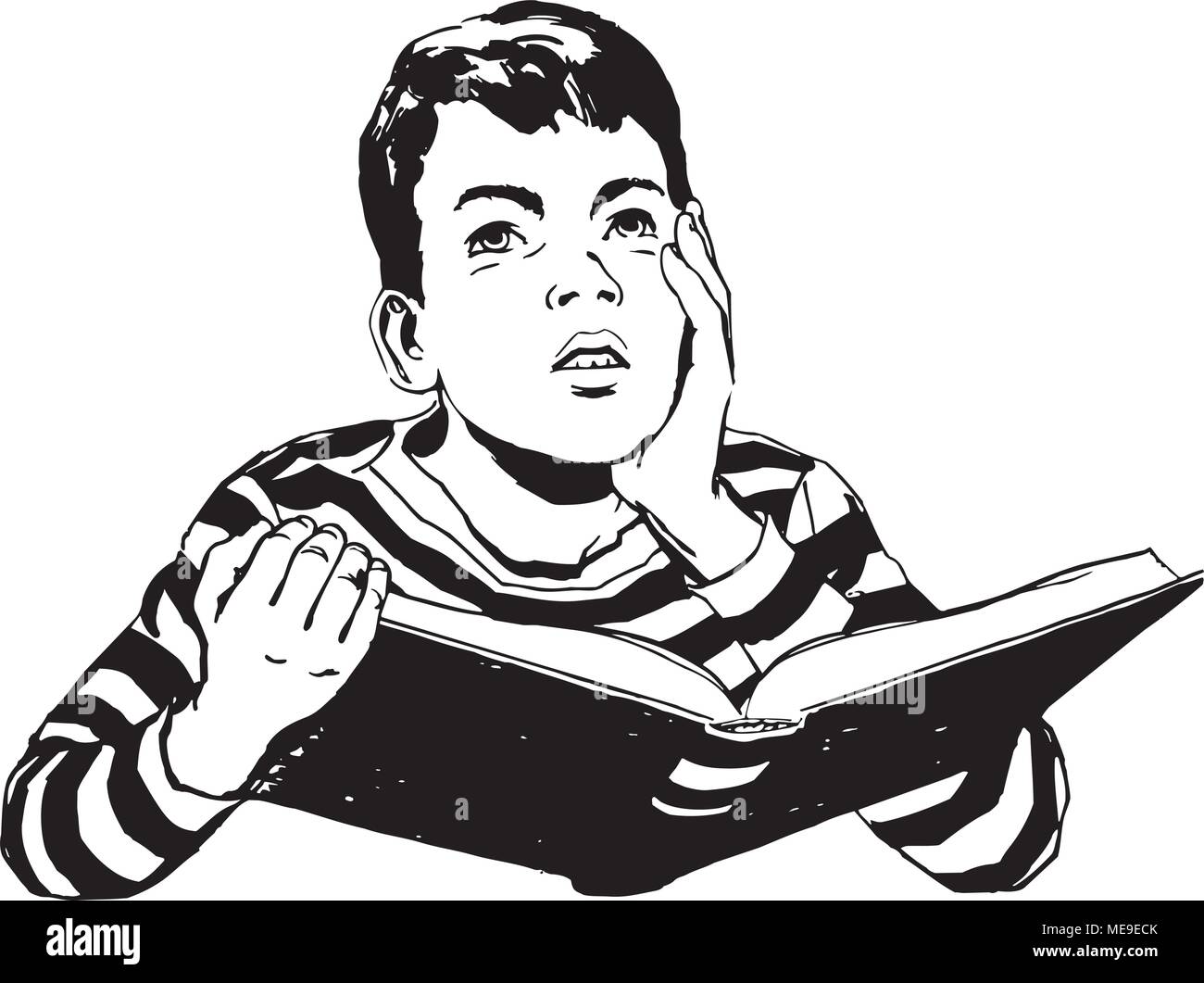 Dare To Dream - Retro Clipart Illustration Illustration de Vecteur