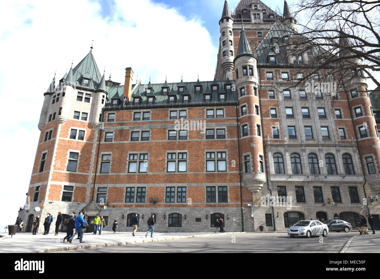 L'hôtel Fairmont Le Château Frontenac, au coeur du Vieux Québec Banque D'Images