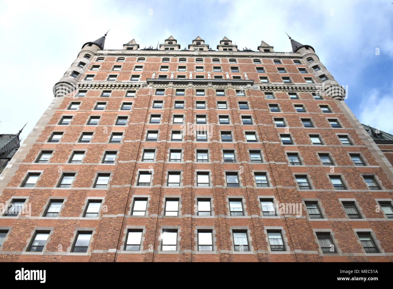 L'hôtel Fairmont Le Château Frontenac, au coeur du Vieux Québec Banque D'Images