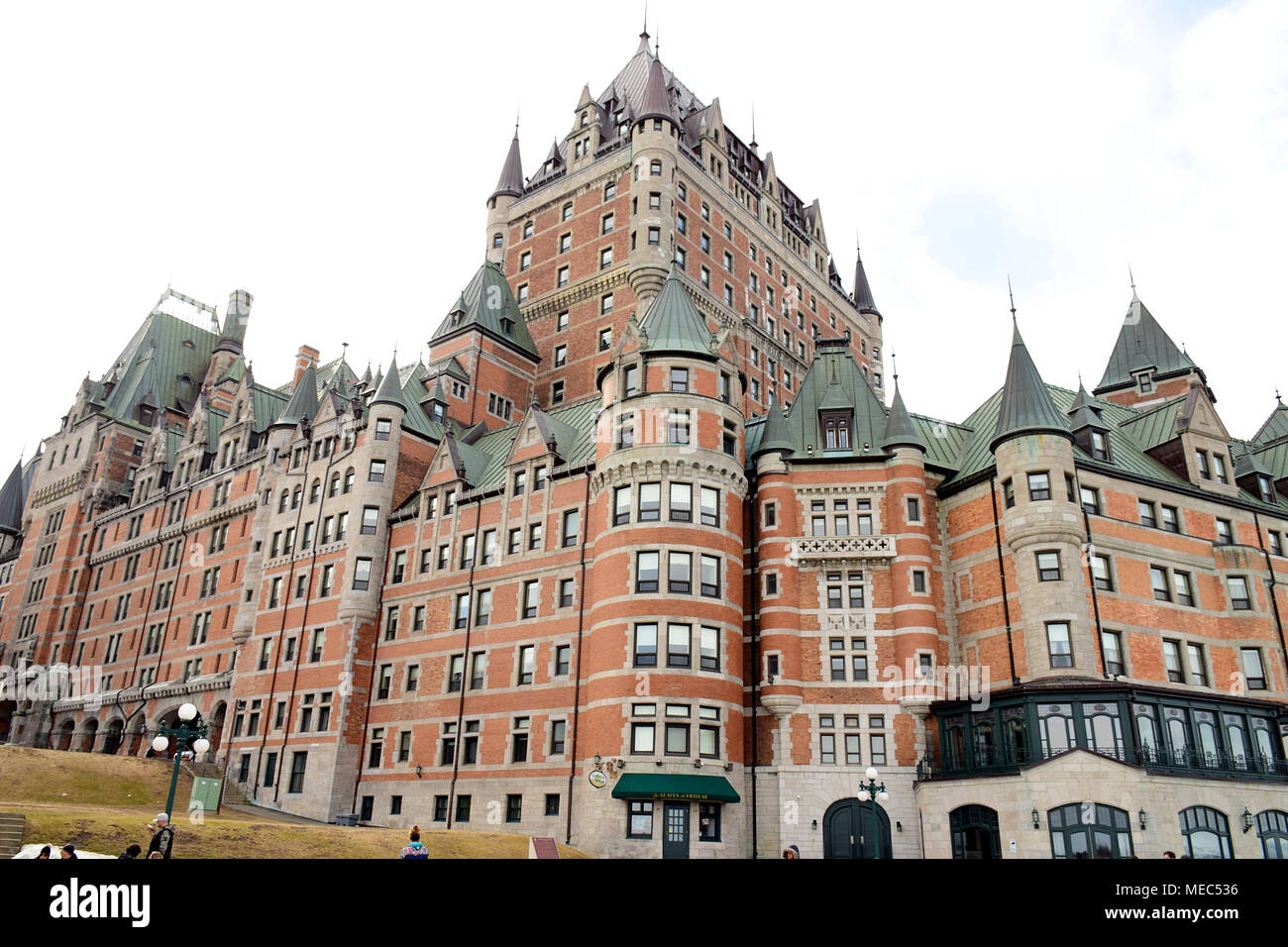 L'hôtel Fairmont Le Château Frontenac, au coeur du Vieux Québec Banque D'Images