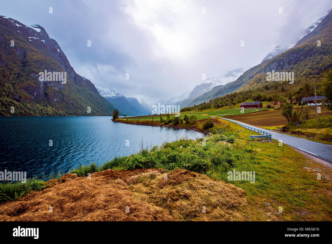 Belle Nature Norvège paysage naturel. Banque D'Images