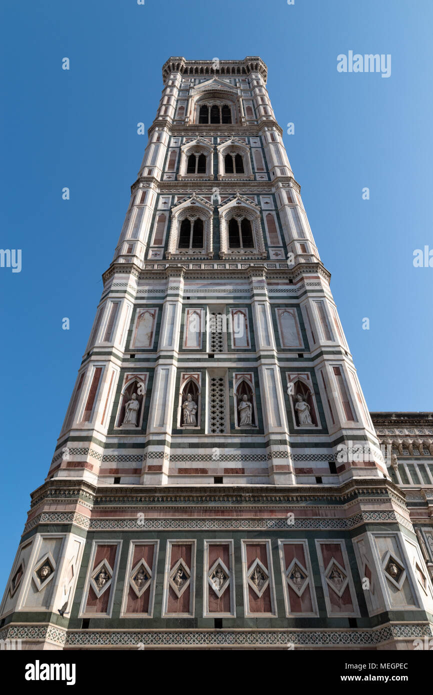 Le Clocher de Giotto Florence - Toscane , Italie Banque D'Images