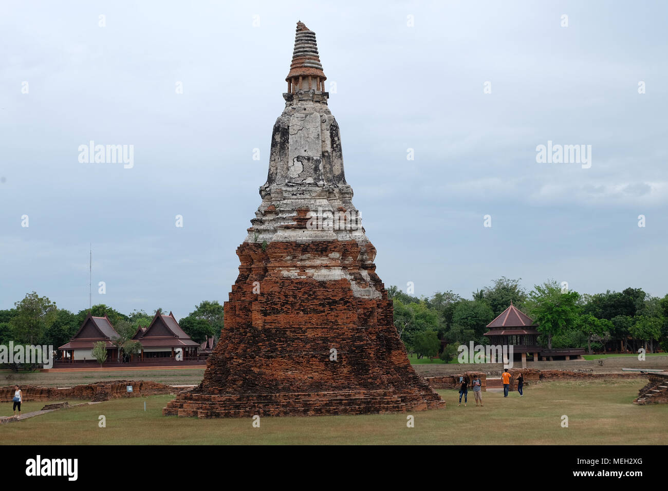 Wat Chaiwatthanaram Ayutthaya Thaïlande Banque D'Images
