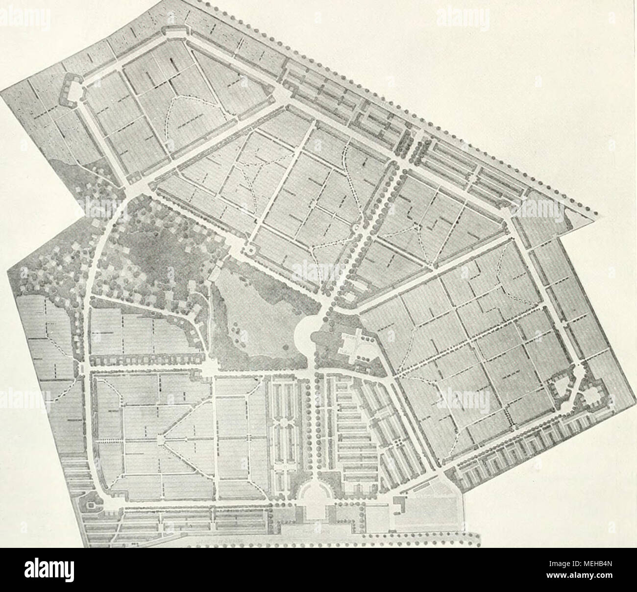 . Die Gartenkunst . Der mit dem fois vu werden. Wir befinden uns in der Friedhofsgestaltung hofskunst und Fried- Zeitperiode in einer der Umw.andlung. Die ver- änderten modernen Verhältnisse bedingen neue Lösungen. Die alten Fried- Kirchhöfe oder sind nicht in der Absicht etwas zu schaffen gestaltet besonders Künstlerisches worden sind, sondern aus den jeweiligen une erhältnissen heraus und nach n.ach erwachsen. Wenn Sie meist trotzdem schön und stim- mungsvoll sind, liegt das eben daran, daß man tiotz der ein- fachen, schmucklosen Disposition die Entstehung durch die verschiedenen Zeitepoche Banque D'Images