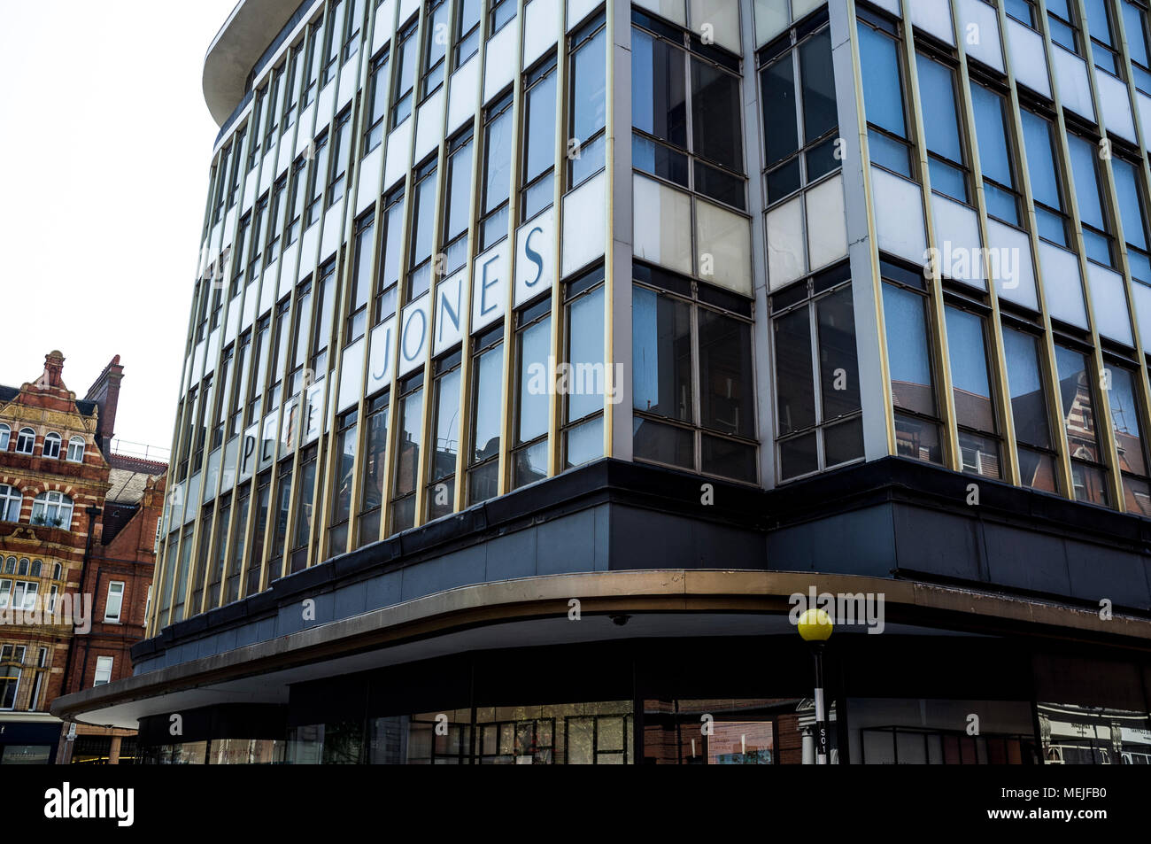 L'extérieur du grand magasin Peter Jones sur Sloane Square, Londres. Banque D'Images